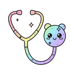 Stethoscope illustration — log health data